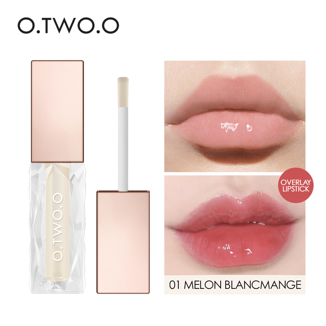 O.TWO.O Nutritious Lip Gloss Lip Tint 5 Colors Natural Moisturizer Long-lasting Plumping Makeup