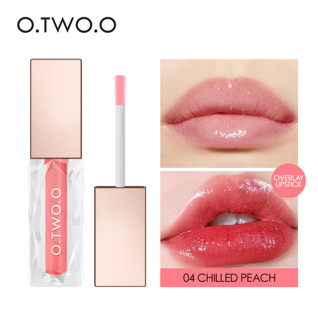 O.TWO.O Nutritious Lip Gloss Lip Tint 5 Colors Natural Moisturizer Long-lasting Plumping Makeup