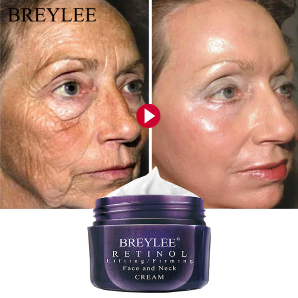 BREYLEE Retinol Anti-Aging Face Cream Firming Wrinkle Removal Day Cream Moisturizing Whitening  Skin Care