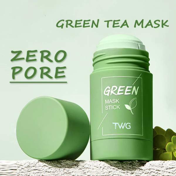 Green Tea Mask Solid Face Mask Stick Oil Control Moisturizing Cleansing Mask Acne Treatment  Skin Care