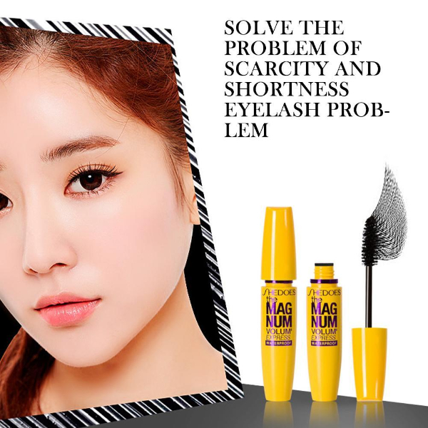 Waterproof Slender Curly Mascara Thick Eyelashes Makeup Lengthening Natural Lasting  Makeup