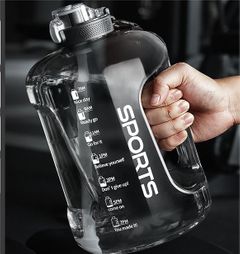 Water Bottles This Year'S Popular Space Cup, Large Capacity Water Cup, Men'S Sports Water Bottle, Fitness Bucket, Large Belly Cup Black 1700ML