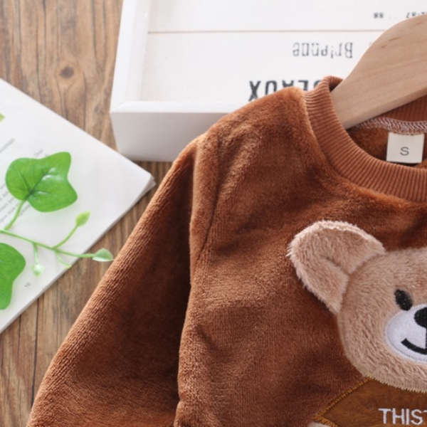 Autumn Winter Flannel Pajamas Newborn Clothes Baby Boy Clothes Set For Girls Clothing Suits & Blazer