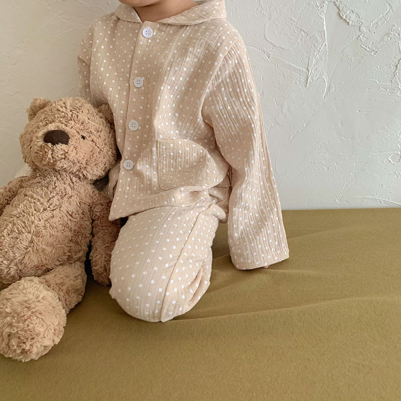 MILANCEL 2021 Autumn New Kids Pajama Set Brief Boys Sleeper Wear Girls Sleepwear