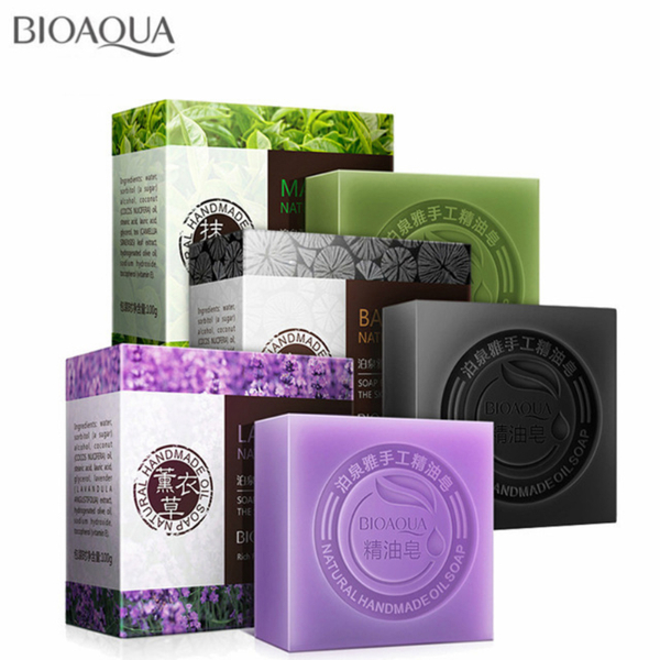 BIOAQUA Natural Plant Essential Oil Handmade Soap Whitening Moisturizing Skin Care