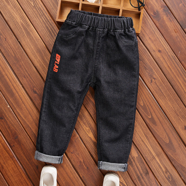 Kids Boys Jeans Children Pants Baby Boys Trousers Toddler Girls Jeans Spring Autumn Casual Pants Blue Trousers