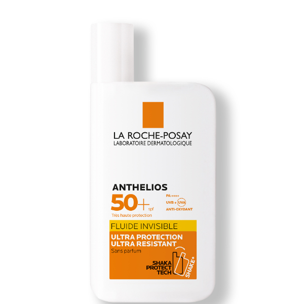 La Roche Posay Sunscreen SPF 50+ Face Sunscreen Oil-Free Ultra-Light Fluid Broad Makeup