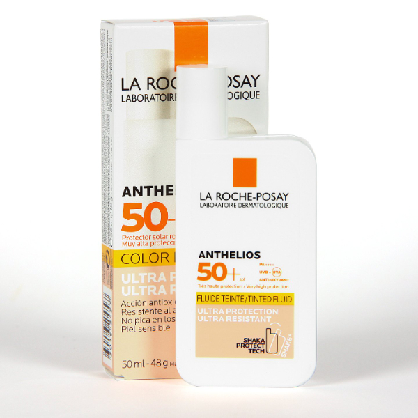 La Roche Posay Sunscreen SPF 50+ Face Sunscreen Oil-Free Ultra-Light Fluid Broad Makeup