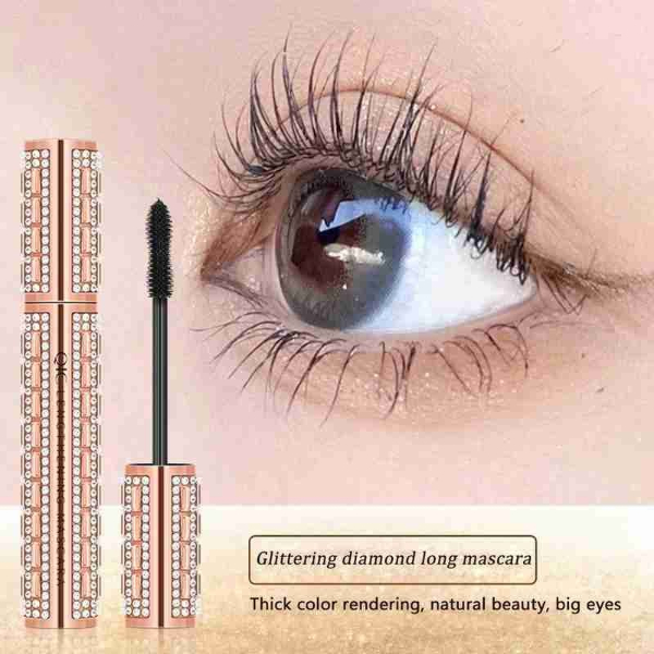 4d Fiber Diamond Mascara Natural 3D Mascara Eyelash Long Curling Lashes Extension Eye Lashes  Makeup