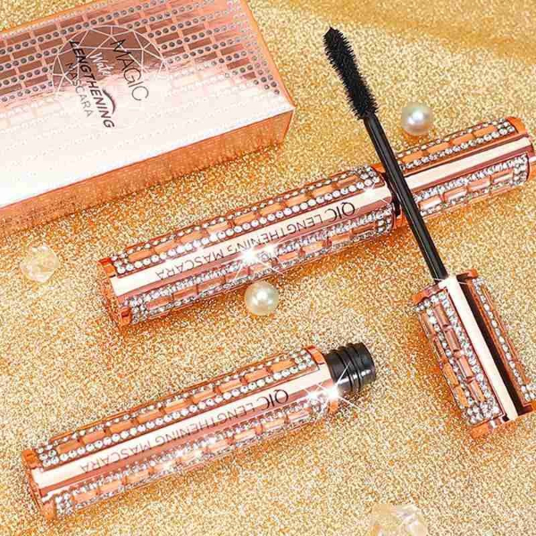 4d Fiber Diamond Mascara Natural 3D Mascara Eyelash Long Curling Lashes Extension Eye Lashes  Makeup