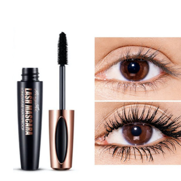 Waterproof Rimel 4D Silk Fiber Lash Mascara Effet Faux Cils Rimel Macara Lengthens Eyelash Growth Makeup