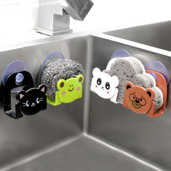 2pcs Sponge Storage Rack Basket Wash Cloth/Toilet Soap Shelf Organizer Kitchen  Kitchen & Dining room appliances