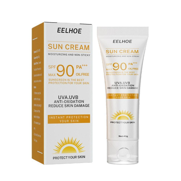Facial Body Sunscreen Rice Serum Whitening Sun Cream Sunblock Skin Protective Cream Makeup