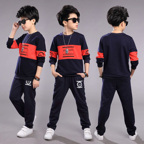 Teen Children Clothes 3-11year Boys Costume Tracksuit Camouflage Tops Pants Suits &amp; Blazers