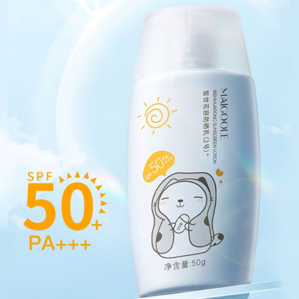 SPF50+ Sunscreen Summer Anti UV Sun Cream Whitening Anti-Aging Face Care Solar Blocker Makeup