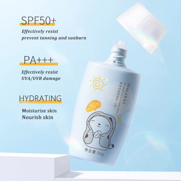 SPF50+ Sunscreen Summer Anti UV Sun Cream Whitening Anti-Aging Face Care Solar Blocker Makeup