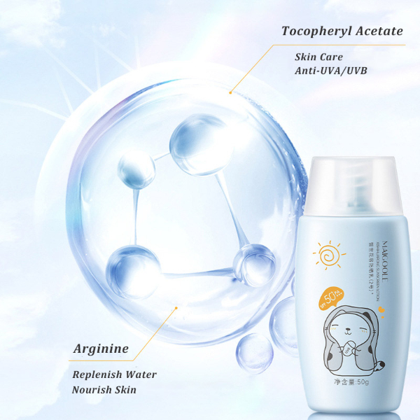SPF50+ Sunscreen Summer Anti UV Sun Cream Whitening Anti-Aging Face Care Solar Blocker Makeup