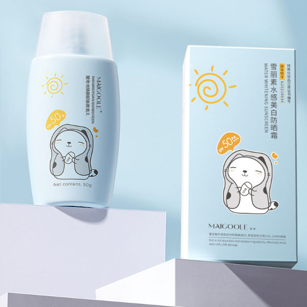 SPF50+ Sunscreen Summer Anti UV Sun Cream Whitening Anti-Aging Face Care Solar Blocker Makeup