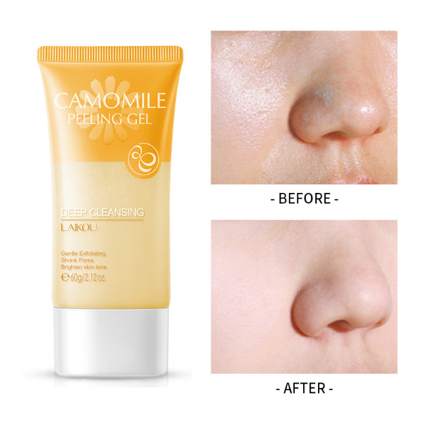 Camomile Exfoliating Gel Absorb Dirt Remove Blackhead Deep Cleaning Face Cream Oil Control Skin Care
