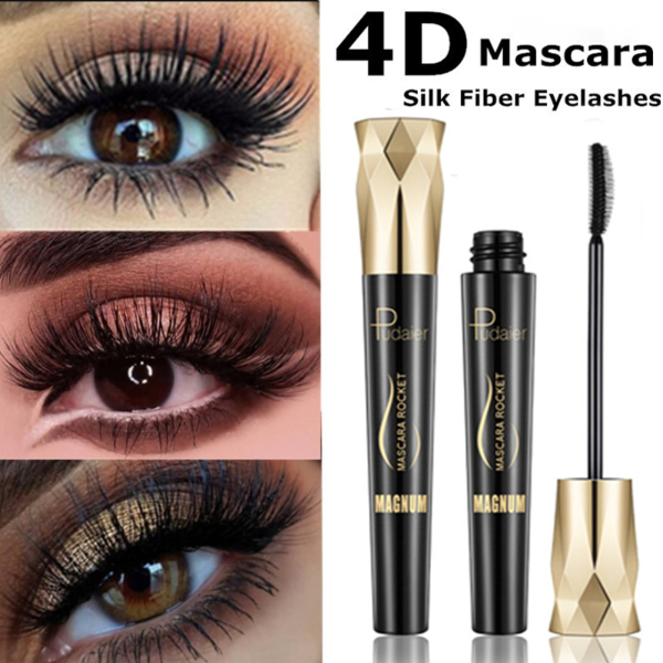 4d Silk Fiber Lash Mascara Curling Volume Express Eyelashes Waterproof 3d Fiber Lash  Makeup