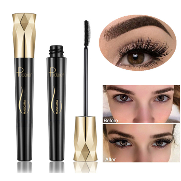 4d Silk Fiber Lash Mascara Curling Volume Express Eyelashes Waterproof 3d Fiber Lash  Makeup