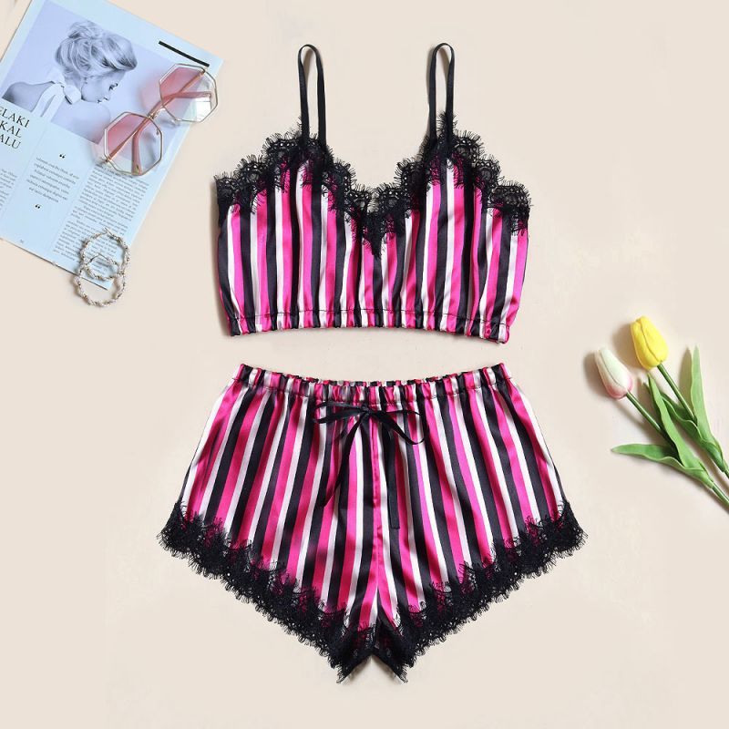 Lingerie Sets Europe And The United States Bikini Lace Color Ding Suspender Underwear Set