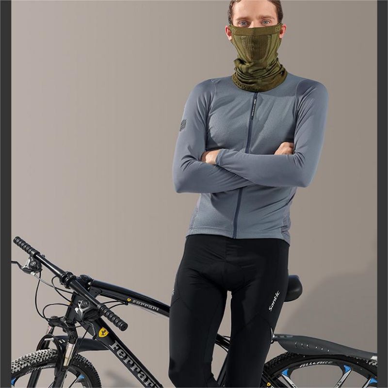 Scarf Mask Autumn And Winter Outdoor Sports Warm Riding Mask Men's Breathable Hanging Ear Scarf Windproof Neck Cover