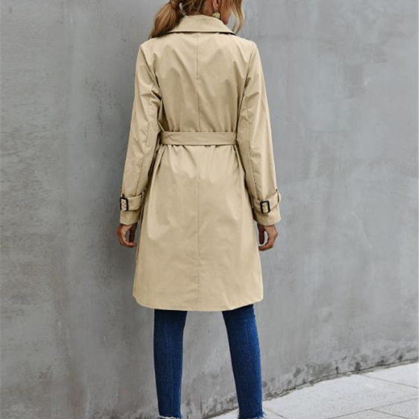 Fashion Women Casual Solid Color Coat Adults Autumn Elagant Fashion Long Coats & Jackets