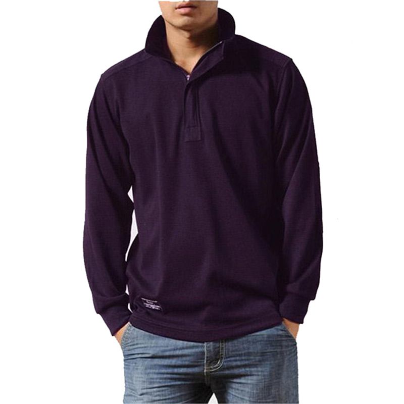 Soqoool Casual Shirts Men Autumn Loose Long Sleeved Tactical Shirts Military  T-shirts & Polos