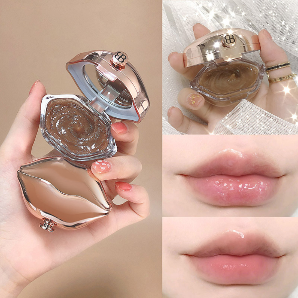 Brown Sugar Lip Balm Smooth Lip Scrub Fades Lip Wrinkles Moisturizes Repairs Gentle Exfoliating And Lip Brush Skin Care