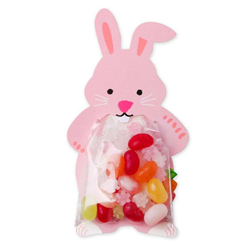 10pcs Cute Animal Bear Koala Rabbit Baking Candy Packaging Bag Gift for Kids Boy Girls Baby Shower  Candy & Chocolate