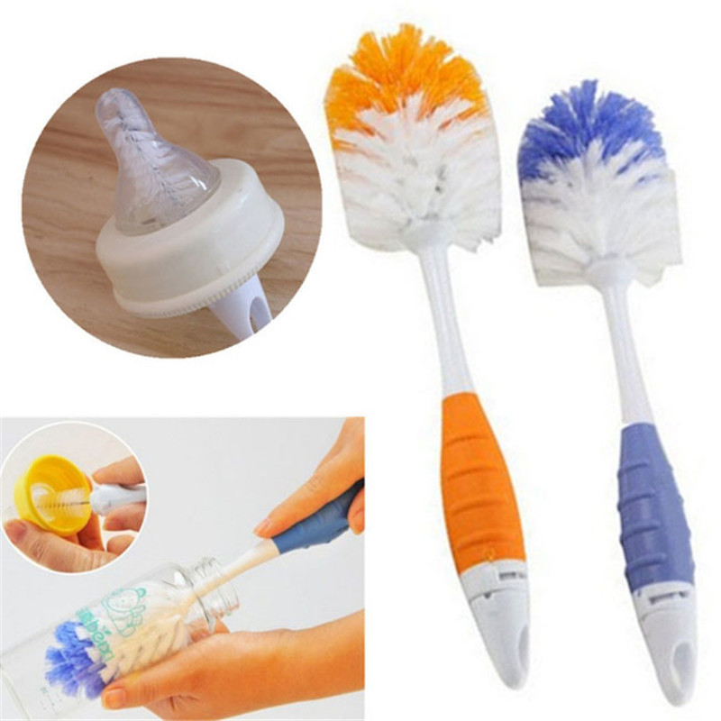 Baby Bottle Brushes for Cleaning Kids Milk Feed Bottle Nipple Pacifier Nozzle Baby Care