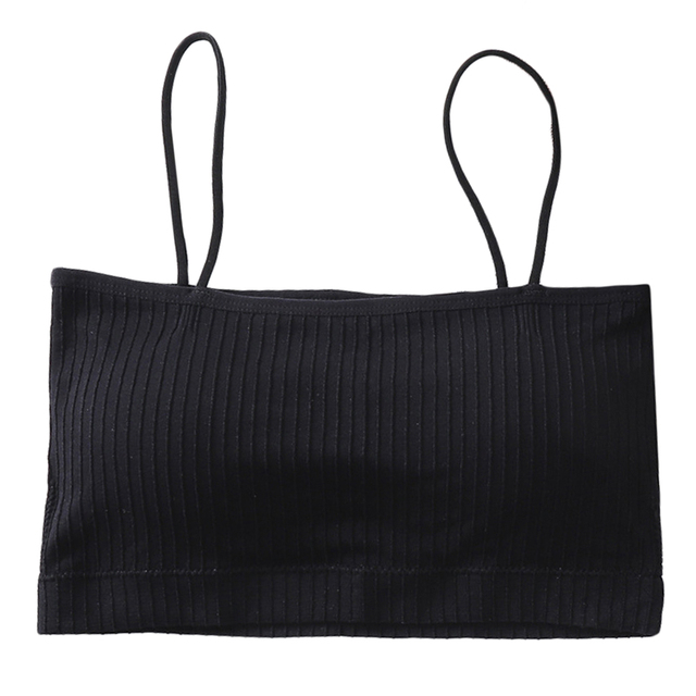 Women's Sexy Short Slim Section Bra Wrap-around Vest Can Be Worn Outside Sleeveless Tops