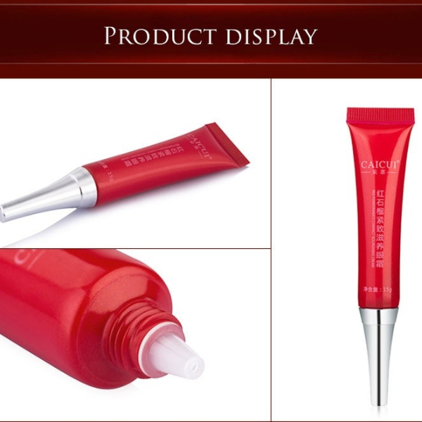CaiCui Red Pomegranate campact nourishing cream elastic skin care eye cream facial anti puffiness face care remove dark circles Skin Care