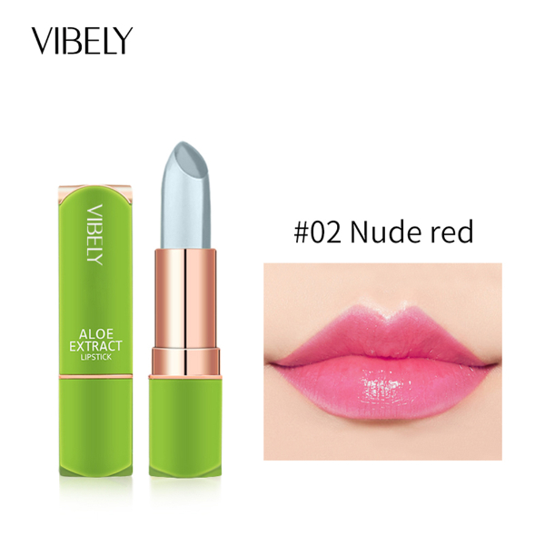VIBELY New 7 Color Color Mood Changing Lip Balm Natural Aloe Vera Lipstick Long Lasting Moisturizing Makeup