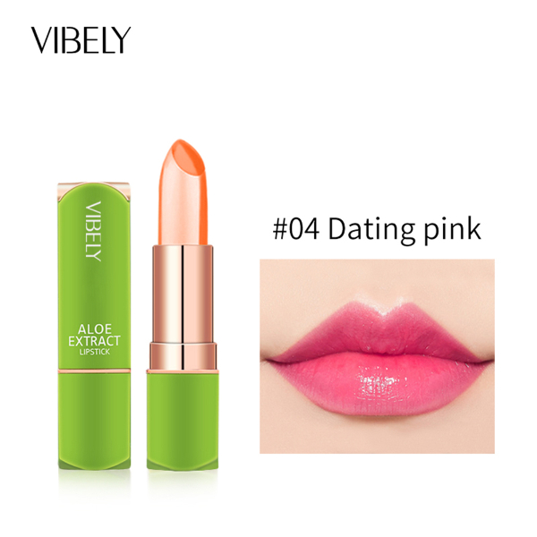 VIBELY New 7 Color Color Mood Changing Lip Balm Natural Aloe Vera Lipstick Long Lasting Moisturizing Makeup