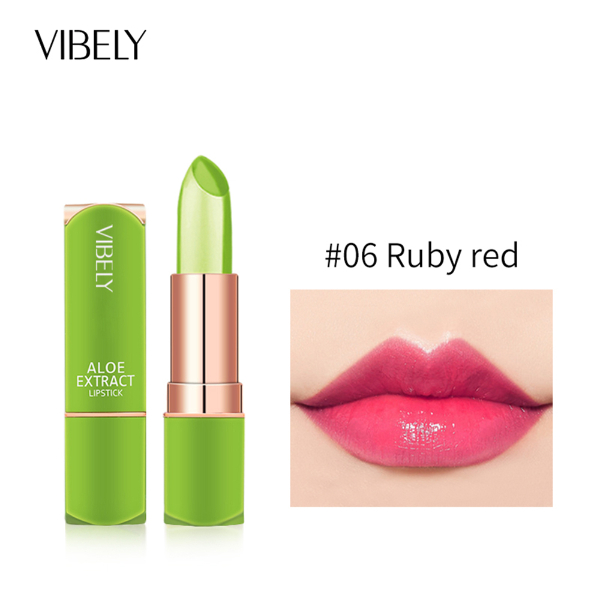 VIBELY New 7 Color Color Mood Changing Lip Balm Natural Aloe Vera Lipstick Long Lasting Moisturizing Makeup