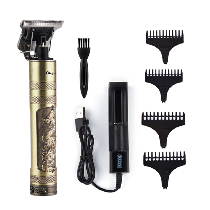 USB Rechargeable T9 Baldheaded Hair Clipper Electric hair trimmer  Shaving &amp; Hair Removal Electric Shavers electric clipper hair cutting tool