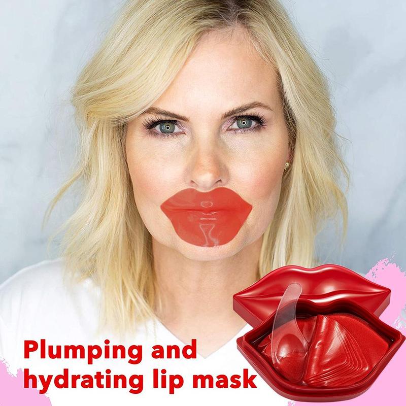 20Pcs Hydrating Moisturizing Lip Mask For Women Winter Lip Anti-drying Lightening Lip Lines Lip Care   Skin Care
