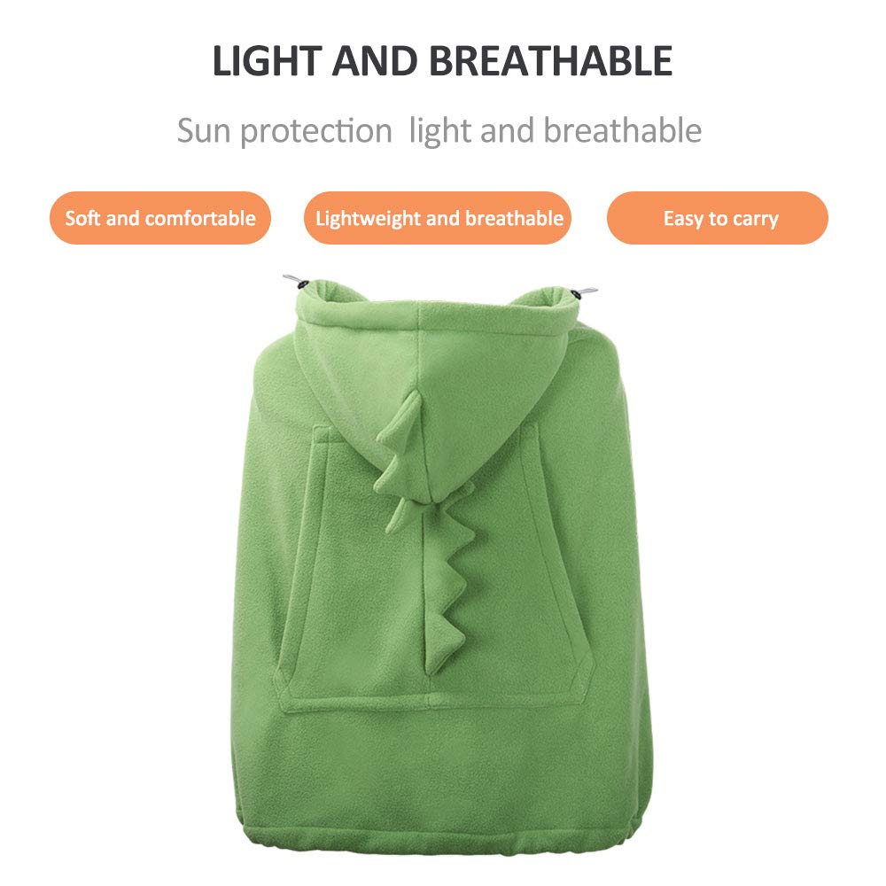 1pc Baby Windproof Stroller Cover and Baby Carrier Cover Hooded Stretchy Cloaks for Baby Hooded Reversible Activity & Gear