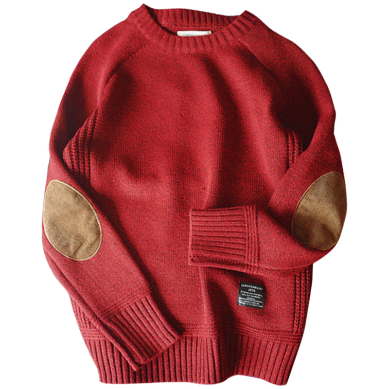 2021 Men Pullover Sweater Autumn New Fashion Casual Loose Thick O-Neck Wool Knitted Oversize Sweatshirts, Cardigans & Hoodies