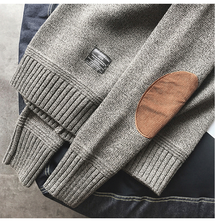 2021 Men Pullover Sweater Autumn New Fashion Casual Loose Thick O-Neck Wool Knitted Oversize Sweatshirts, Cardigans & Hoodies