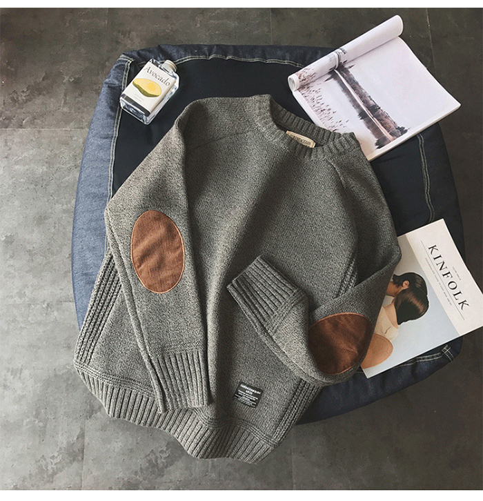 2021 Men Pullover Sweater Autumn New Fashion Casual Loose Thick O-Neck Wool Knitted Oversize Sweatshirts, Cardigans & Hoodies