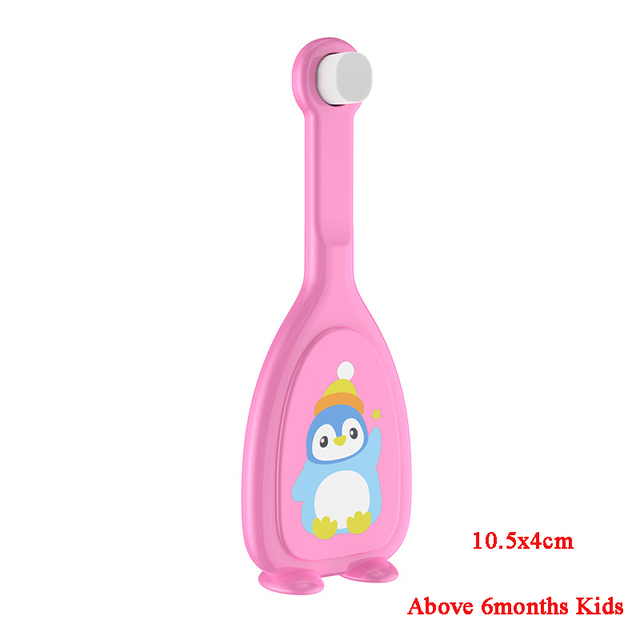 Children U-Shape Toothbrush 2-12years Kids Teeth Oral Care Cleaning Brush Soft Silicone  Oral Hygiene