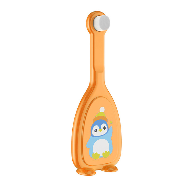 Children U-Shape Toothbrush 2-12years Kids Teeth Oral Care Cleaning Brush Soft Silicone  Oral Hygiene