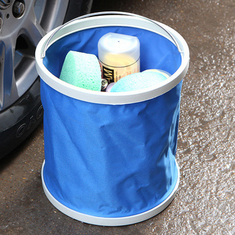 Foldable Car Wash Bucket Portable Washing Buckets Fishing Camping Auto Interior Accessories