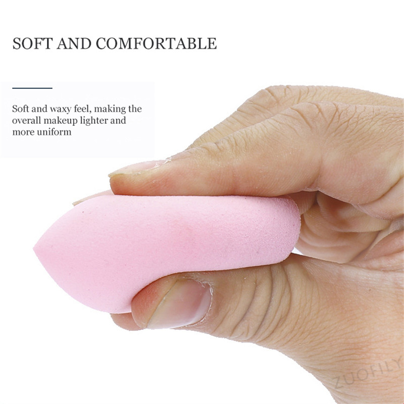 4pcs Water Drop Makeup Puff Kit Colorful Cushion Cosmestic Sponge Egg Puff Makeup
