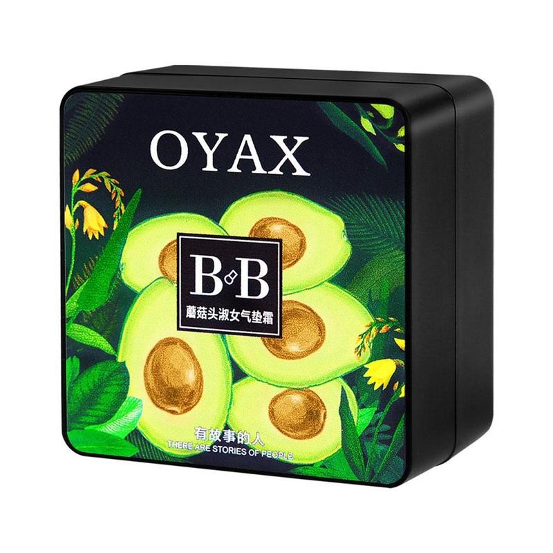 Avocado BB Cream Air Cushion Face Foundation Mushroom Head Concealer Whitening Base Makeup