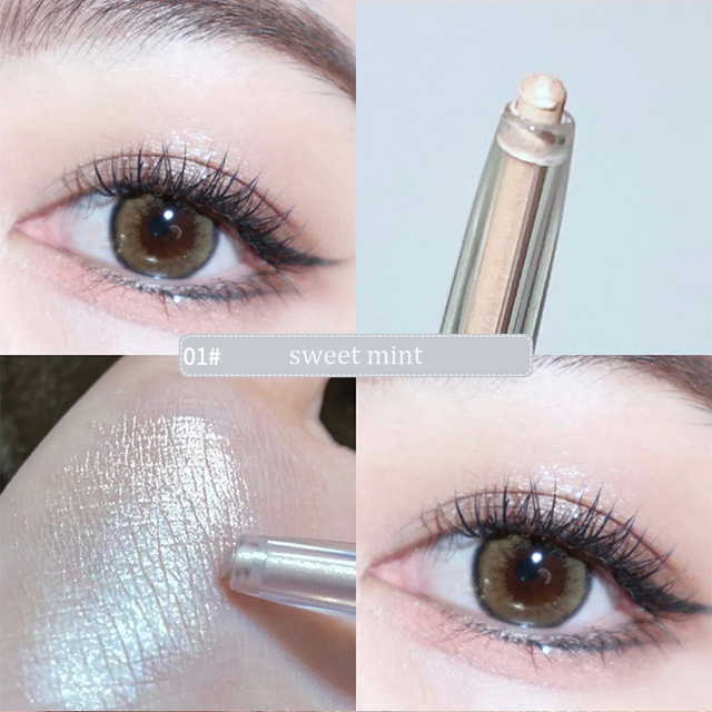 Diamond Eyes Pencil Shiny Glitter Eyeshadow Pen Eyeliner Pearlescent Matte Highlight Pen Brighten Silkworm Makeup