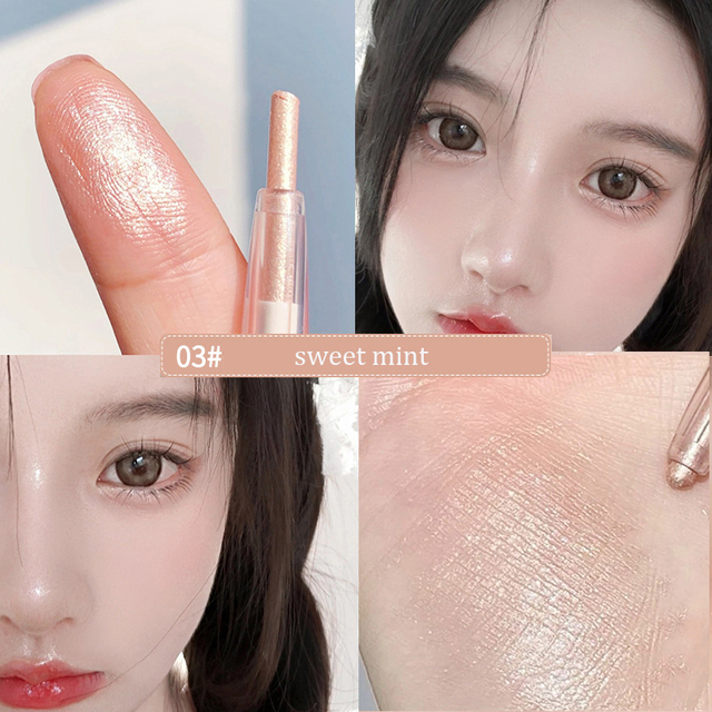 Diamond Eyes Pencil Shiny Glitter Eyeshadow Pen Eyeliner Pearlescent Matte Highlight Pen Brighten Silkworm Makeup